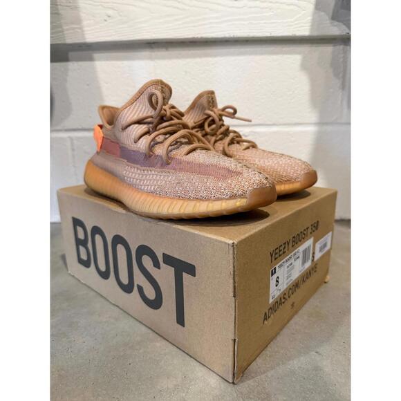 Preowned adidas Yeezy Boost 350 V2 Clay Sz 8M/9.5W - Picture 2 of 9